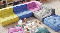 MyColorCube Kinder-Sofa Set A bunt 6-teilig